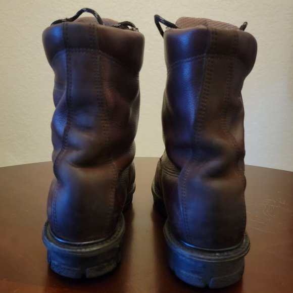 Men's Wolverine 8" Fusion Steel Toe Internal Meta Guard Work Boot W01664 Size 10 - Picture 4 of 11